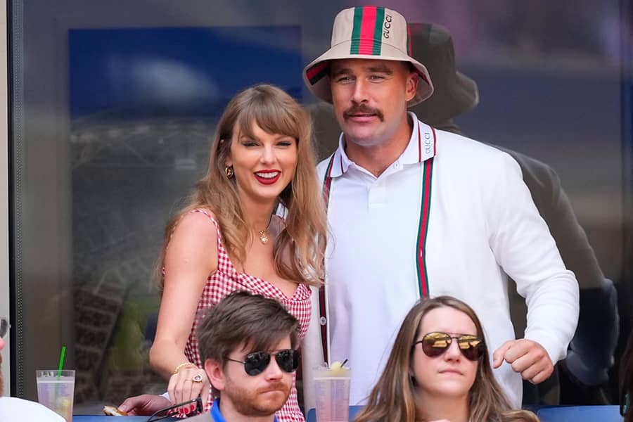 Travis Kelce and Taylor Swift head to one of their favorite hangouts in Kansas City for a celebration